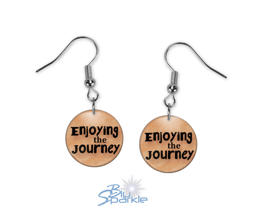 Enjoying The Journey - Earrings - BluSparkle