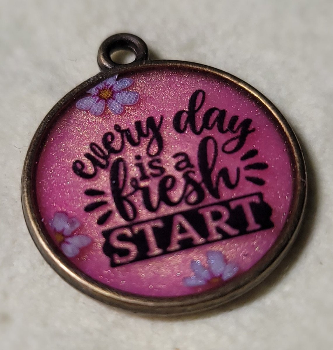 Every Day is a Fresh Start Pendant Charm - BluSparkle