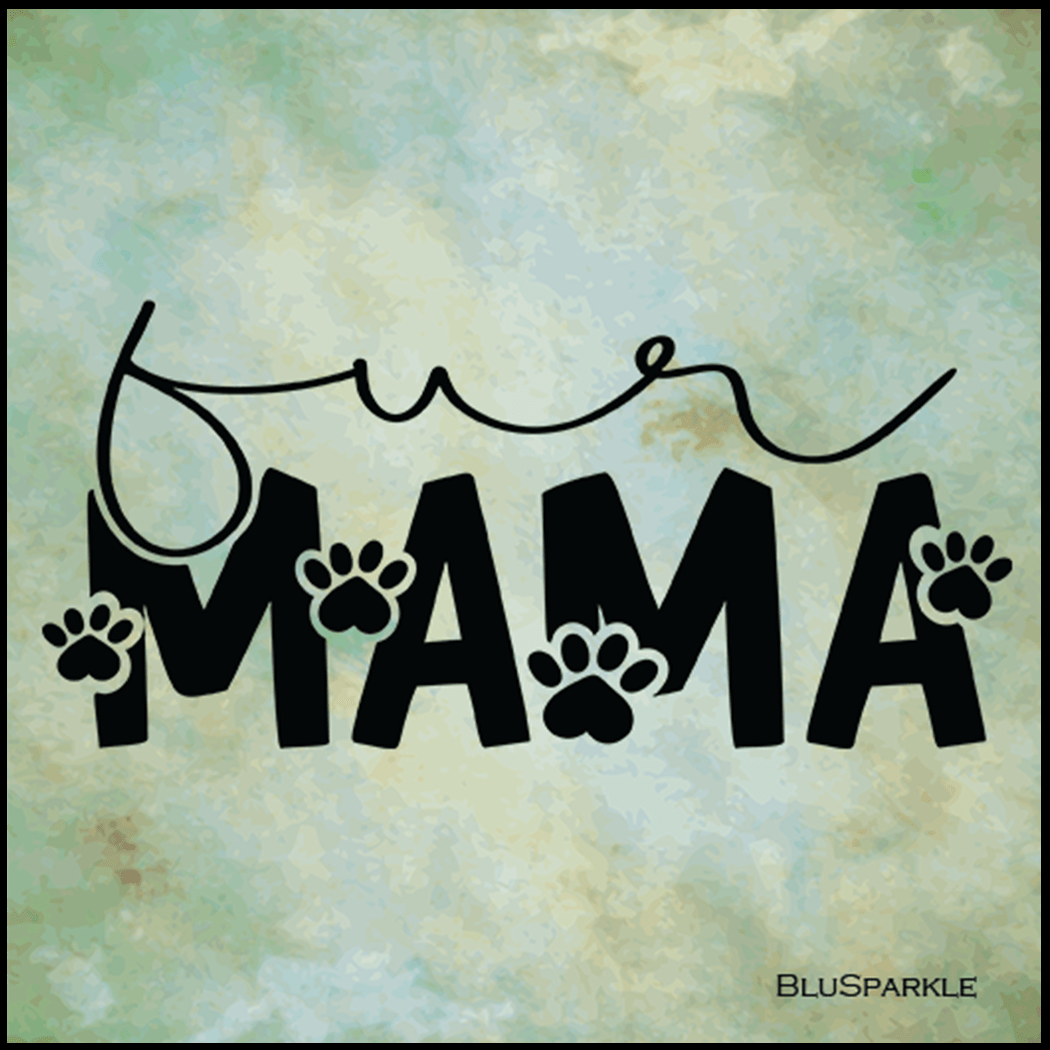 Fur Mama 3.5" Square Wise Expression Magnet - BluSparkle