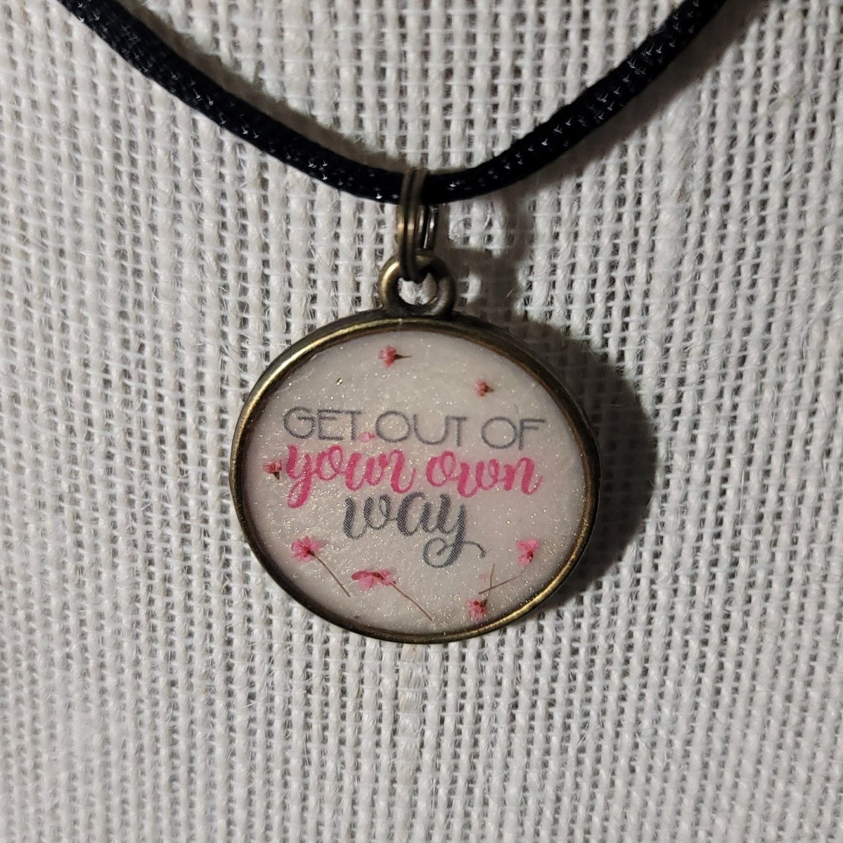 Get Out of Your Own Way Pendant Charm - BluSparkle