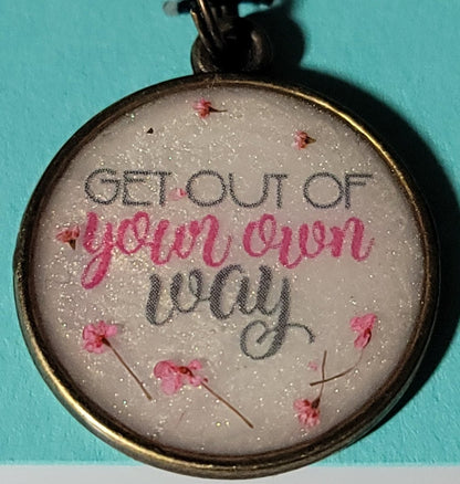Get Out of Your Own Way Pendant Charm - BluSparkle