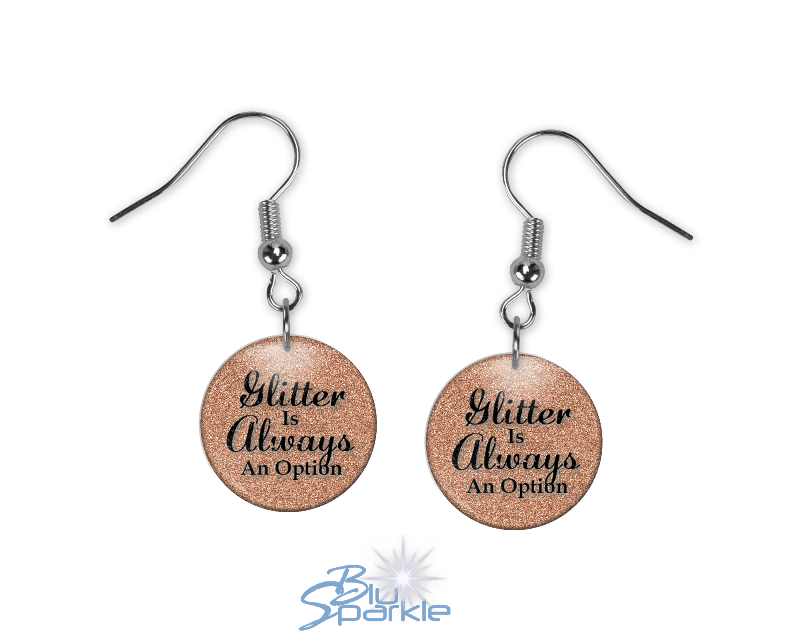 Glitter Is Always An Option - Earrings - BluSparkle