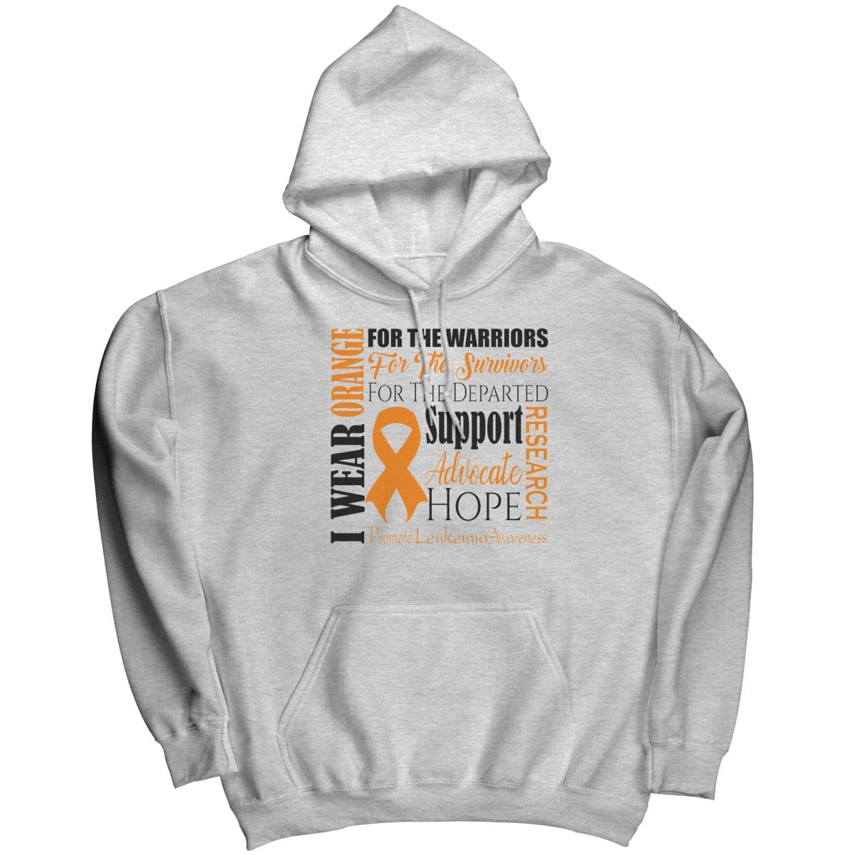 I Wear Orange for Leukemia Awareness T-Shirt, Hoodie, Tank - BluSparkle