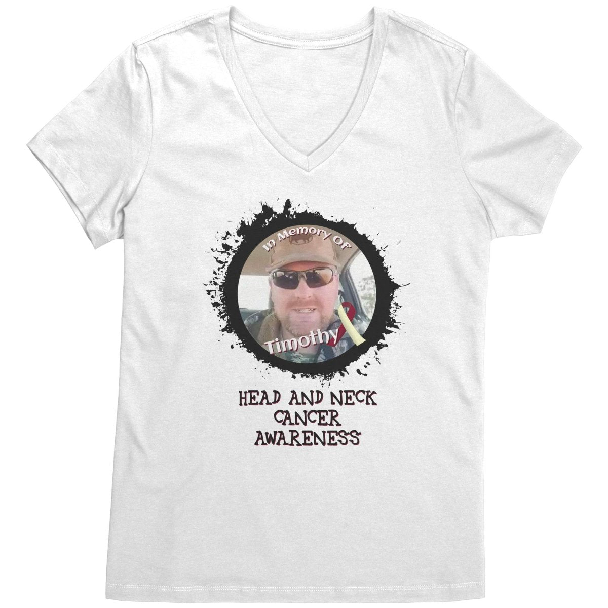 In Memory / In Honor of Head and Neck Cancer Awareness T-Shirt, Hoodie, Tank - BluSparkle