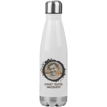 In Memory / In Honor of Kidney Cancer Awareness 20oz Insulated Water Bottle - BluSparkle