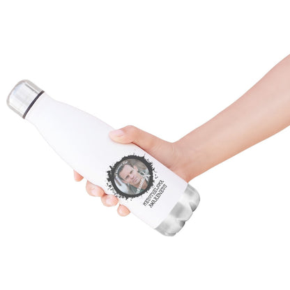 In Memory / In Honor of Mesothelioma Cancer Awareness 20oz Insulated Water Bottle - BluSparkle