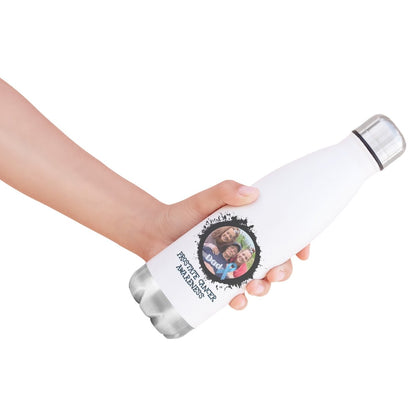 In Memory / In Honor of Prostate Cancer Awareness 20oz Insulated Water Bottle - BluSparkle