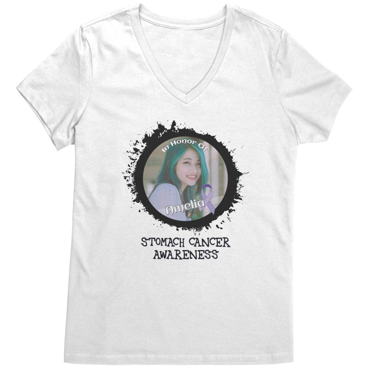 In Memory / In Honor of Stomach Cancer Awareness T-Shirt, Hoodie, Tank - BluSparkle