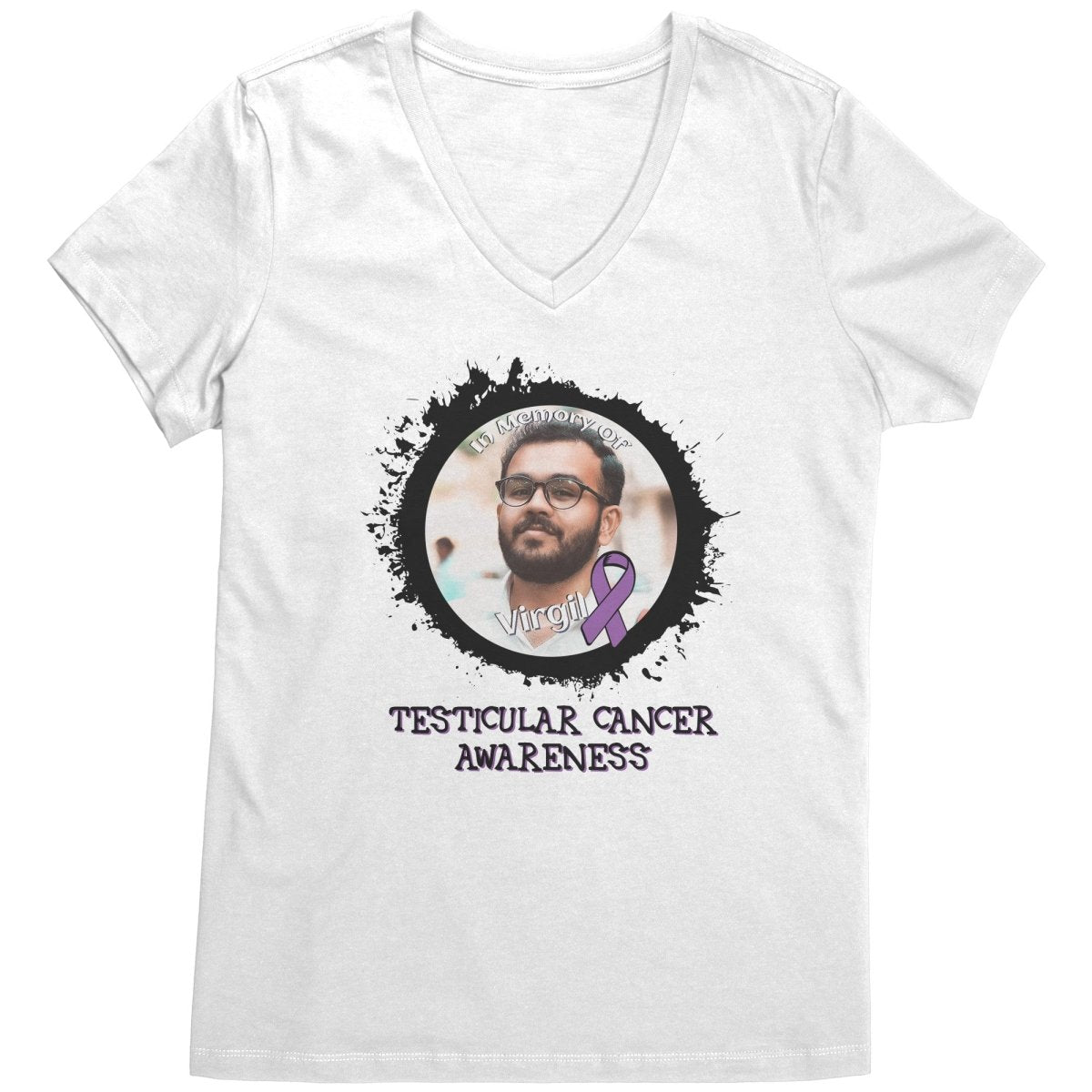 In Memory / In Honor of Testicular Cancer Awareness T-Shirt, Hoodie, Tank |x| - BluSparkle