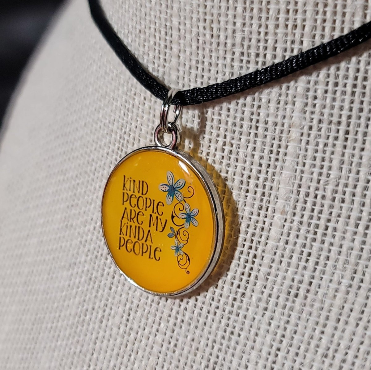 Kind People Are My Kinda People Pendant Charm - BluSparkle