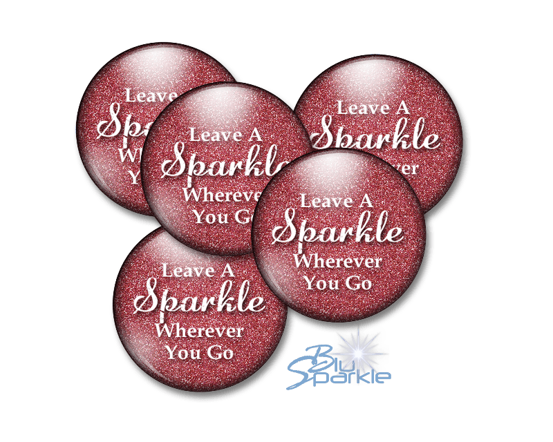 Leave A Sparkle Wherever You Go Magnets - BluSparkle