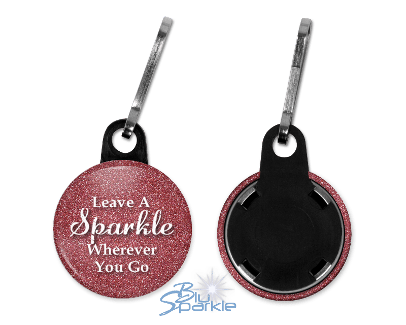 Leave A Sparkle Wherever You Go Zipperpulls - BluSparkle