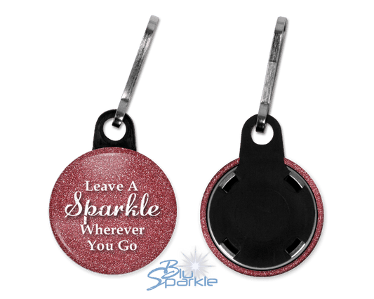 Leave A Sparkle Wherever You Go Zipperpulls - BluSparkle