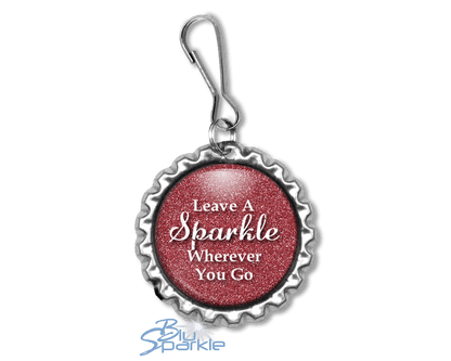 Leave A Sparkle Wherever You Go Zipperpulls - BluSparkle