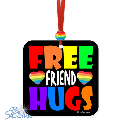 LGTBQ+ Free Hugs Fragrance By You Air Freshener - BluSparkle