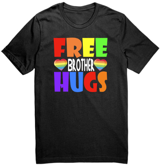 LGTBQ+ Free Hugs T-Shirt, Hoodie, Sweatshirt - BluSparkle