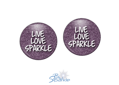 Live Love Sparkle - Earrings - BluSparkle