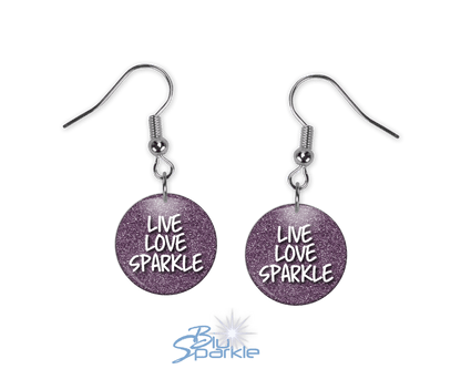 Live Love Sparkle - Earrings - BluSparkle