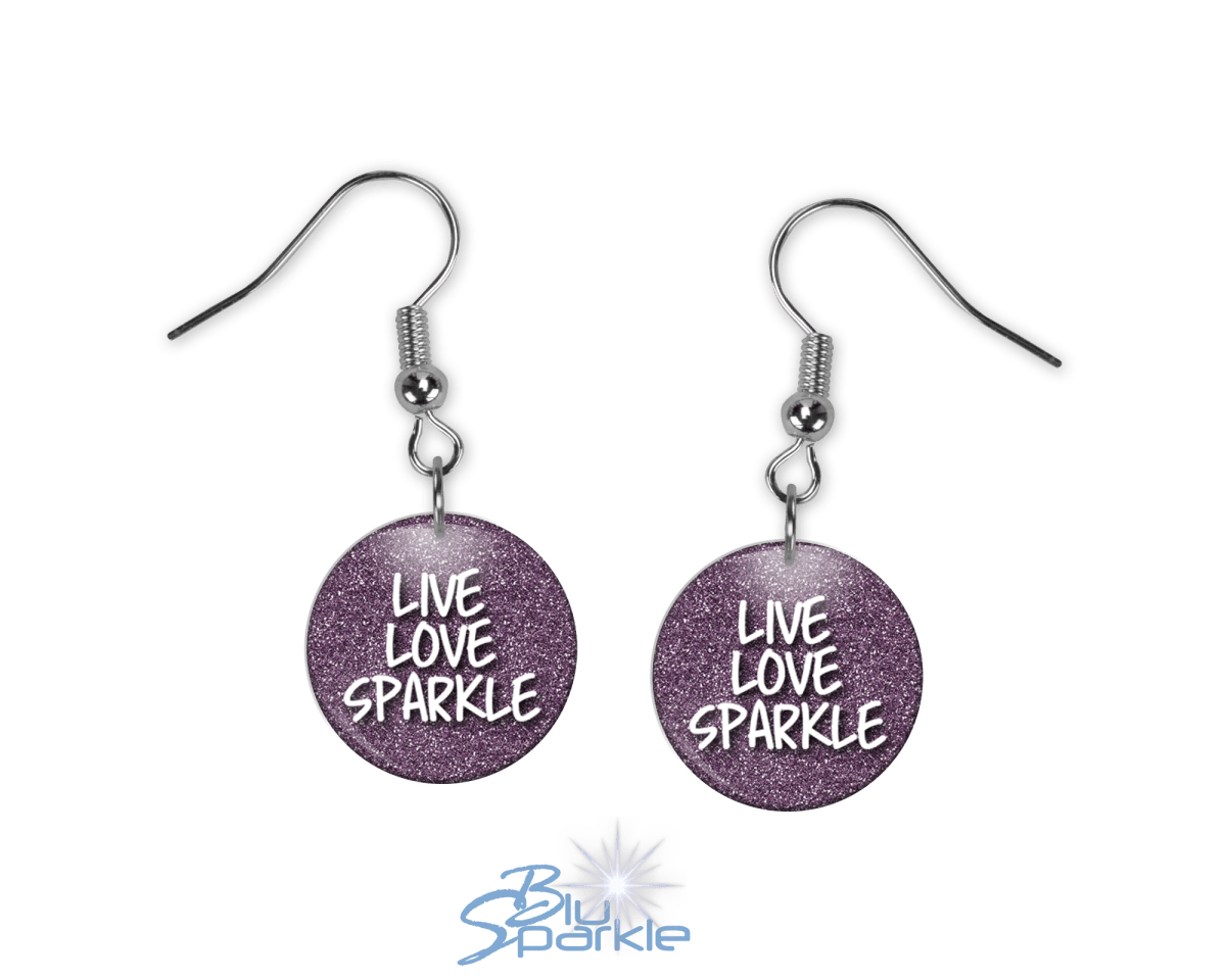 Live Love Sparkle - Earrings - BluSparkle