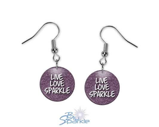 Live Love Sparkle - Earrings - BluSparkle