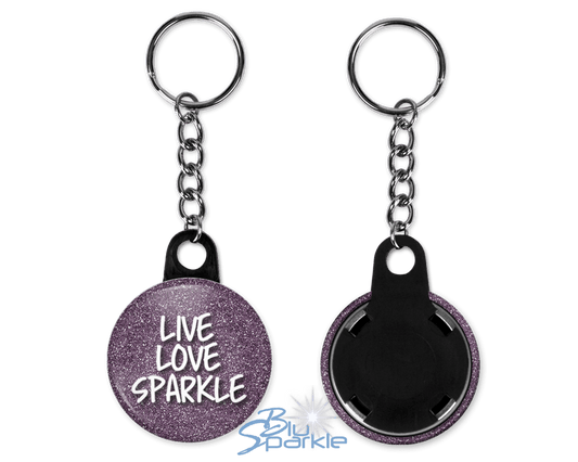 Live Love Sparkle - Key Chains - BluSparkle