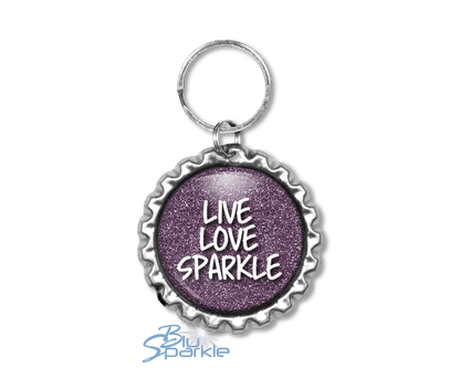 Live Love Sparkle - Key Chains - BluSparkle