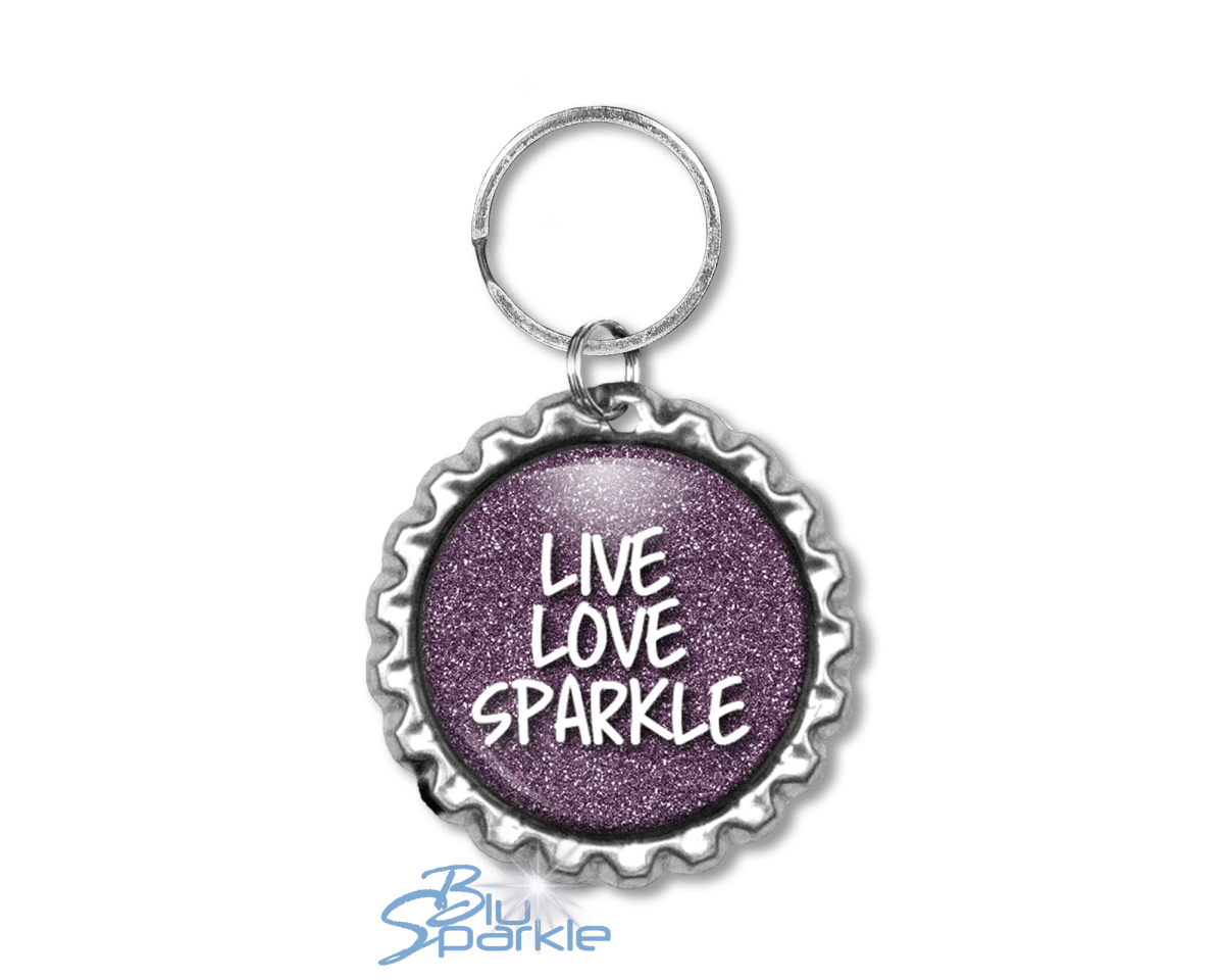 Live Love Sparkle - Key Chains - BluSparkle