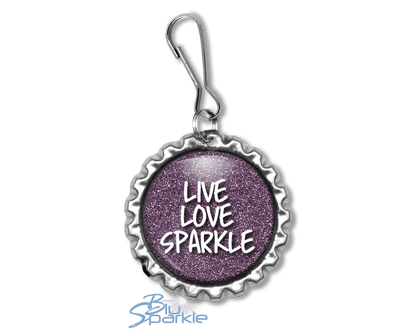 Live Love Sparkle - Zipperpulls - BluSparkle