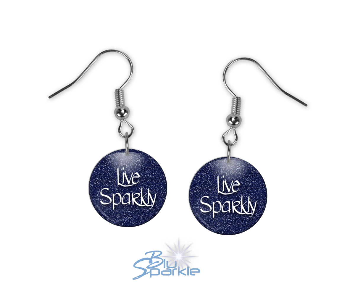 Live Sparkly - Earrings - BluSparkle