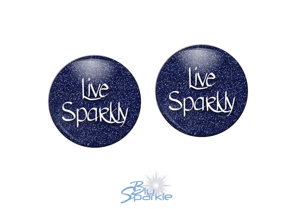 Live Sparkly - Earrings - BluSparkle