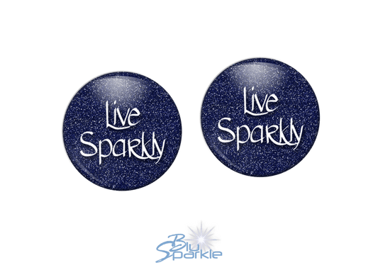 Live Sparkly - Earrings - BluSparkle