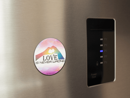 Love Is Never Wrong Magnet - BluSparkle