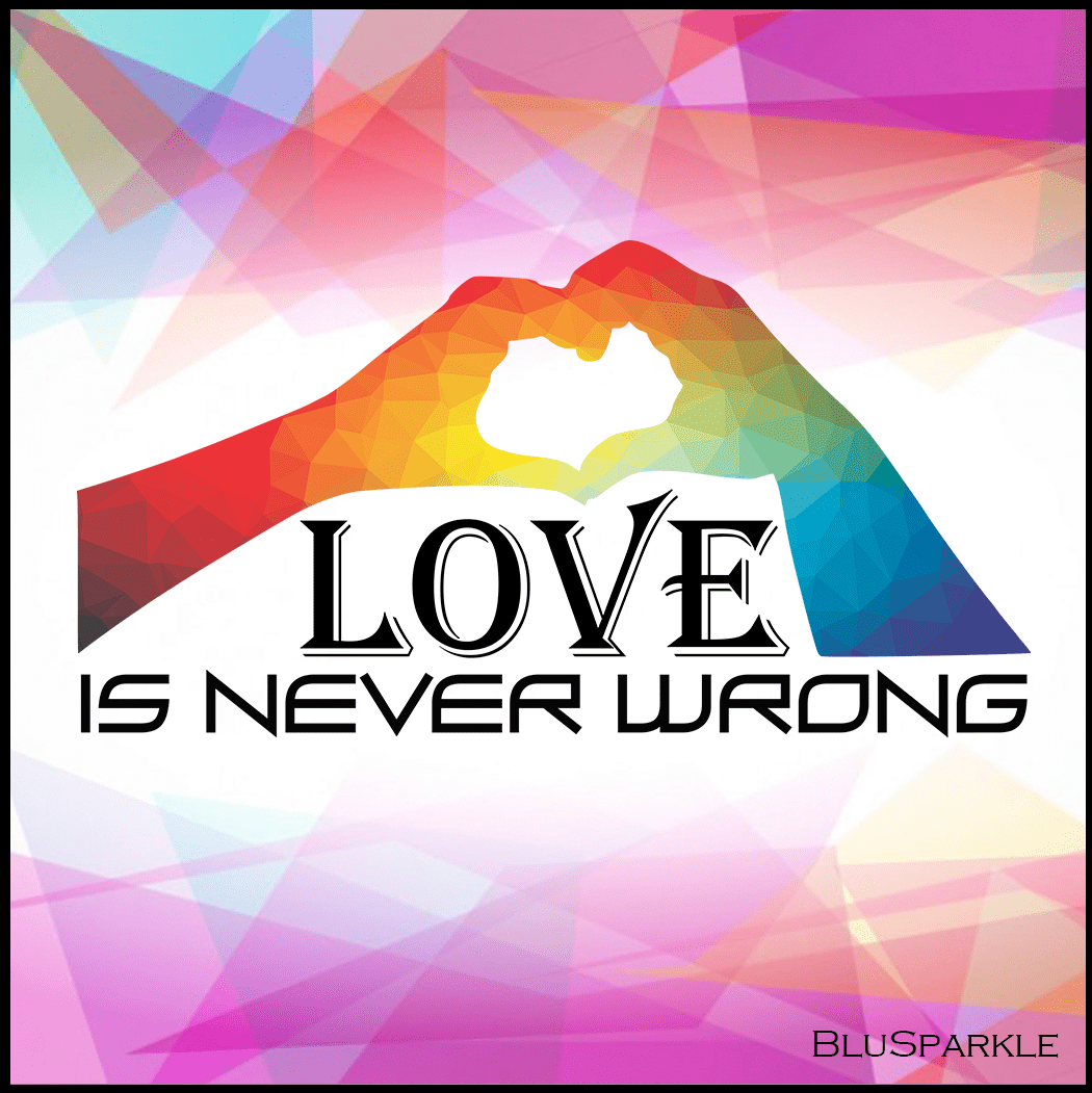 Love Is Never Wrong Magnet - BluSparkle