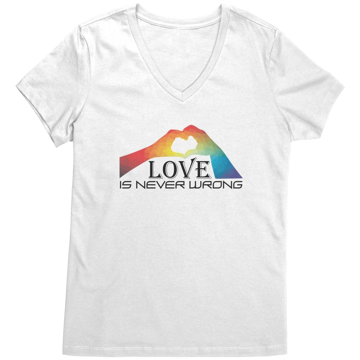 Love Is Never Wrong Raglan, T-Shirt, Sweatshirt - BluSparkle