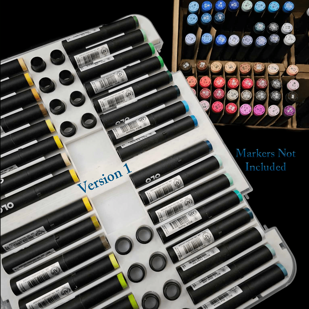 Marker Cases - Single Layer (OLO, Karin, Copic) - BluSparkle