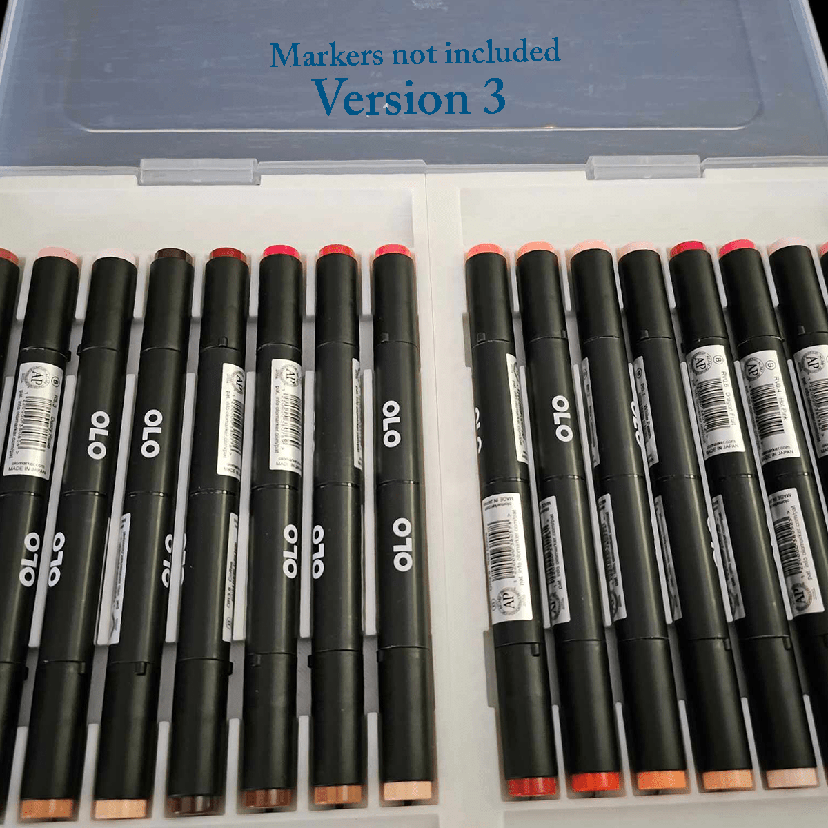 Marker Cases - Single Layer (OLO, Karin, Copic) - BluSparkle