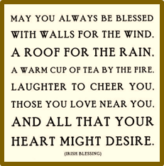 May You Always Be Blessed (Irish Blessing) Wise Expression Sticker - BluSparkle