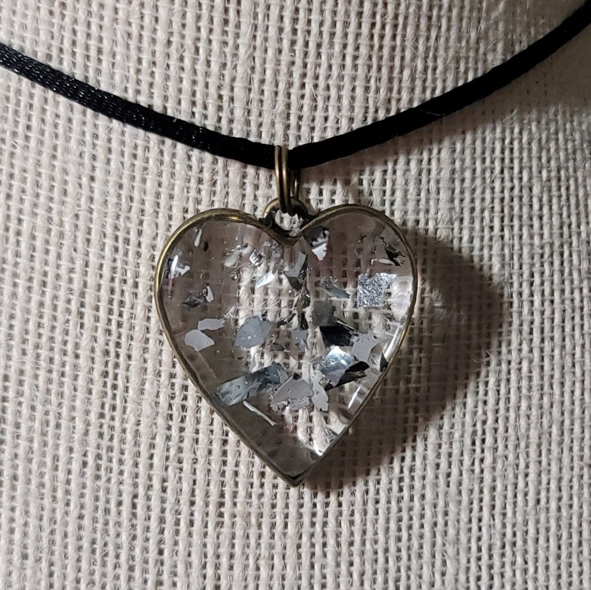 Mirrored Love Pendant Charm - BluSparkle