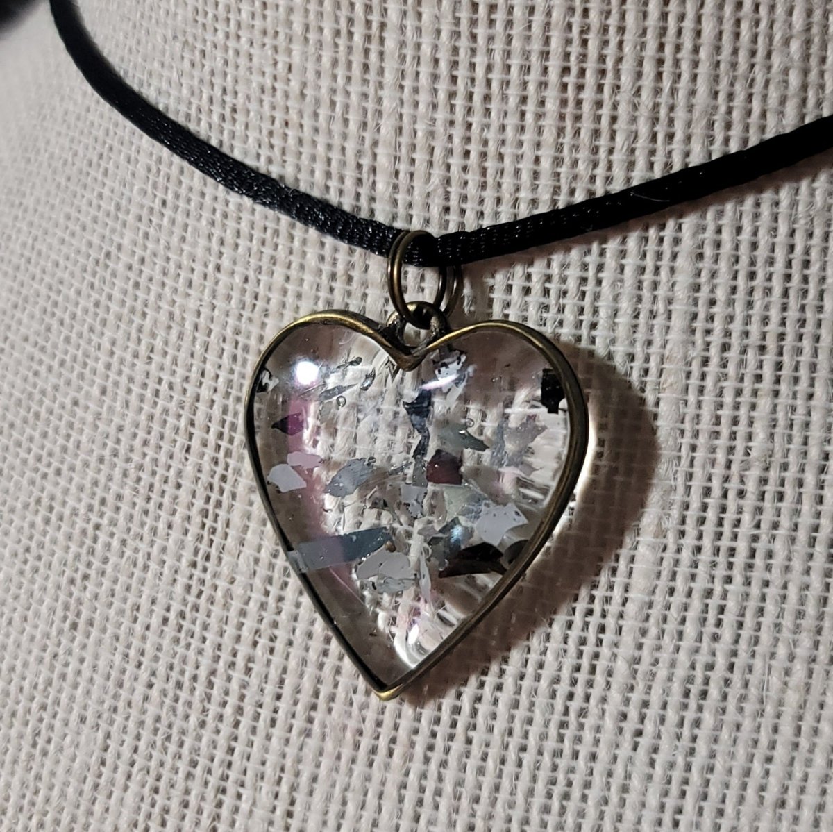 Mirrored Love Pendant Charm - BluSparkle