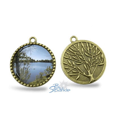 Mood Matcher Interchangeable Magnetic Pendant Base - BluSparkle