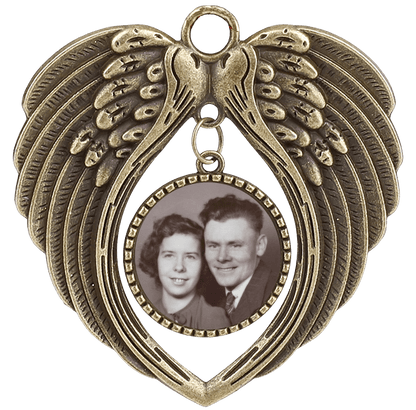Personalized Angel Wings Rearview Window Ornament - BluSparkle