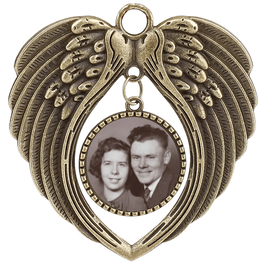 Personalized Angel Wings Rearview Window Ornament - BluSparkle