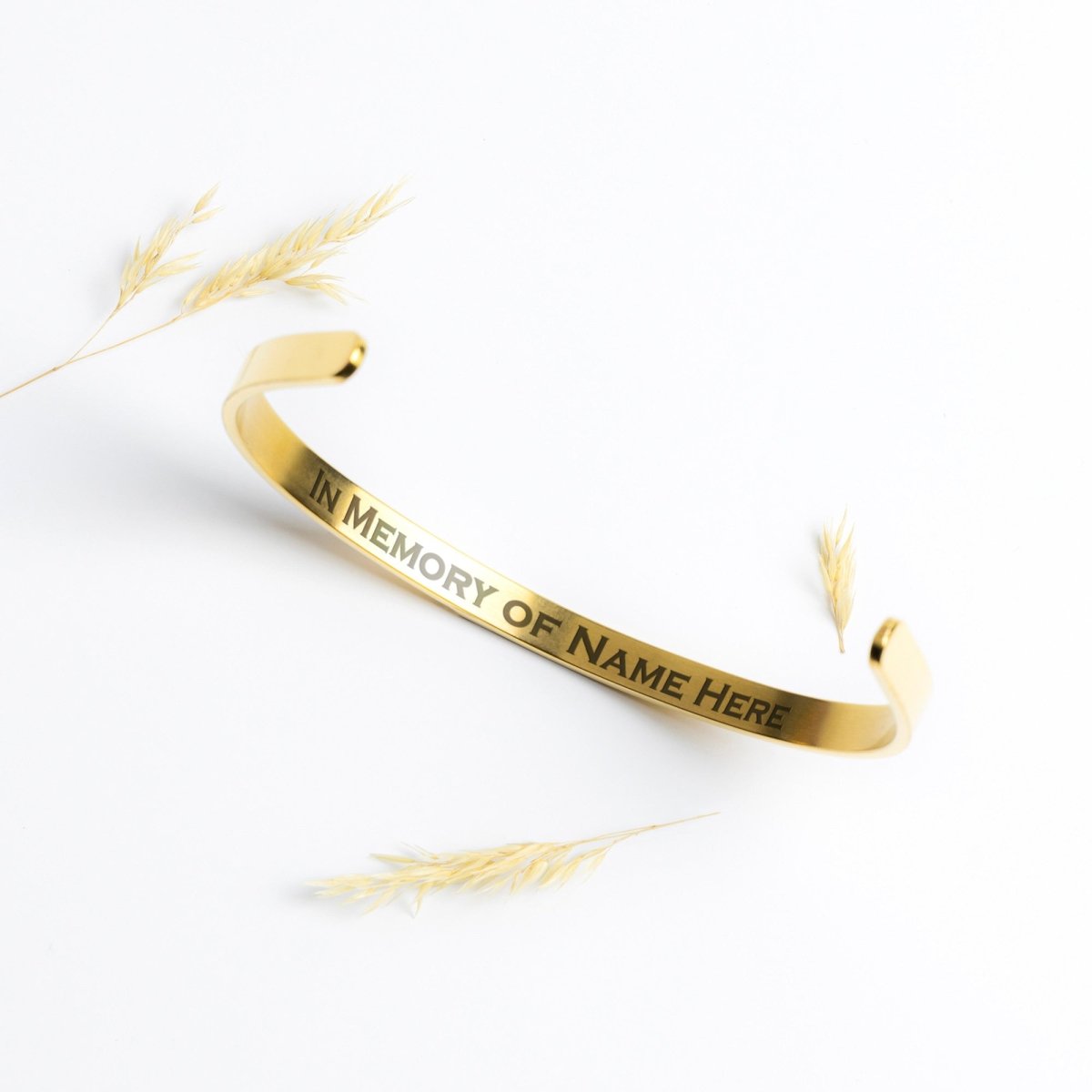 Personalized Appendix Cancer Awareness Cuff Bracelet - BluSparkle