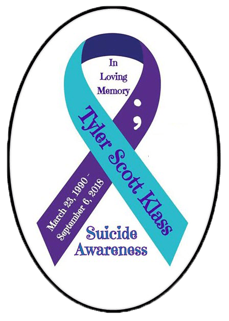 Personalized Awareness Ribbon 4"x6" Clear Sticker - BluSparkle