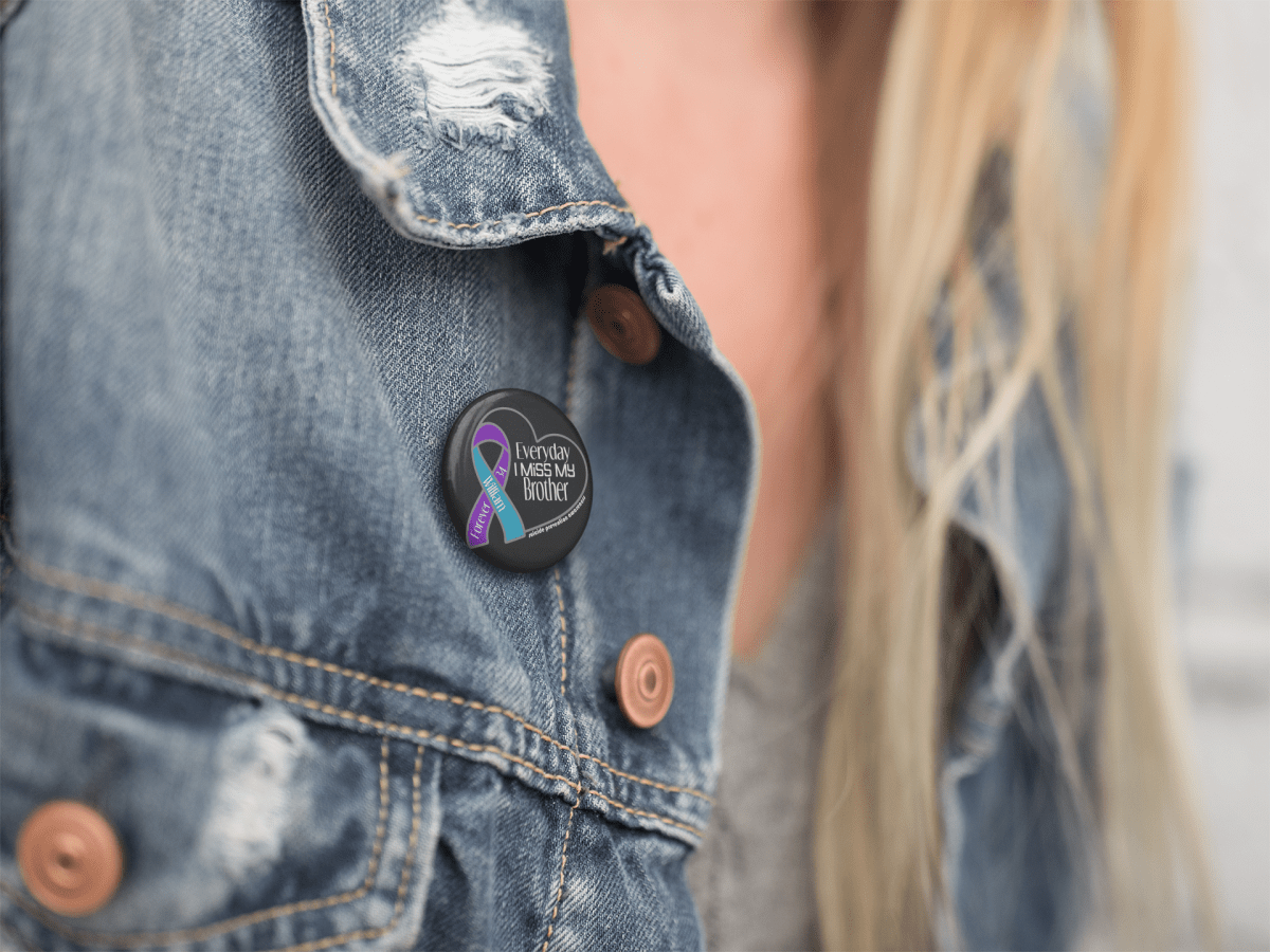 Personalized 'Everyday I Miss My __' (Suicide Prevention) Pinback Buttons - BluSparkle