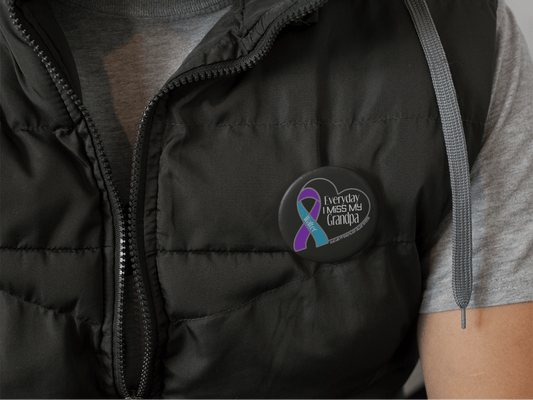 Personalized 'Everyday I Miss My __' (Suicide Prevention) Pinback Buttons - BluSparkle