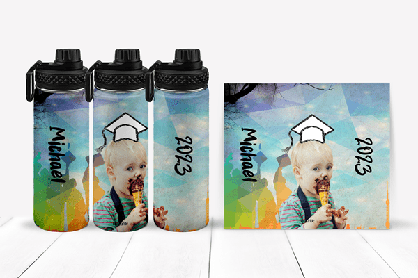 Personalized Graduation Tumblers and Water Bottles - BluSparkle