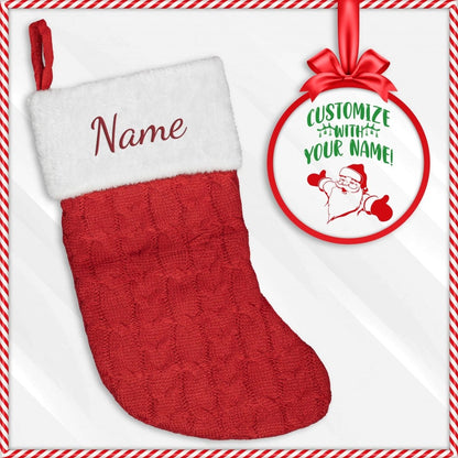 Personalized Holiday Stocking - BluSparkle