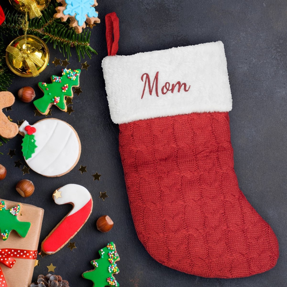 Personalized Holiday Stocking - BluSparkle