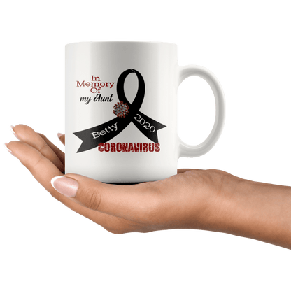 Personalized "In Memory Of" Coronavirus Mug - BluSparkle